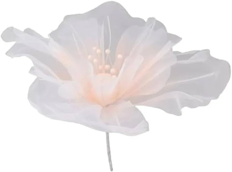 Organza fabric flowers (without stand)