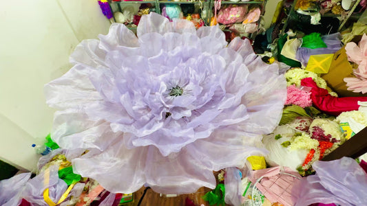 Organza flower big size(10 foot size )